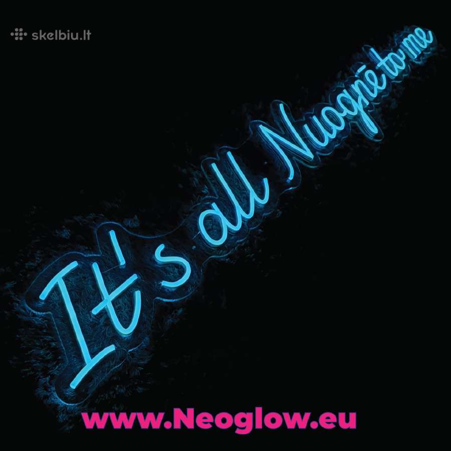 LED neoninės iškabos, neoniniai užrašai, ženklai - nuotraukos Nr. 8