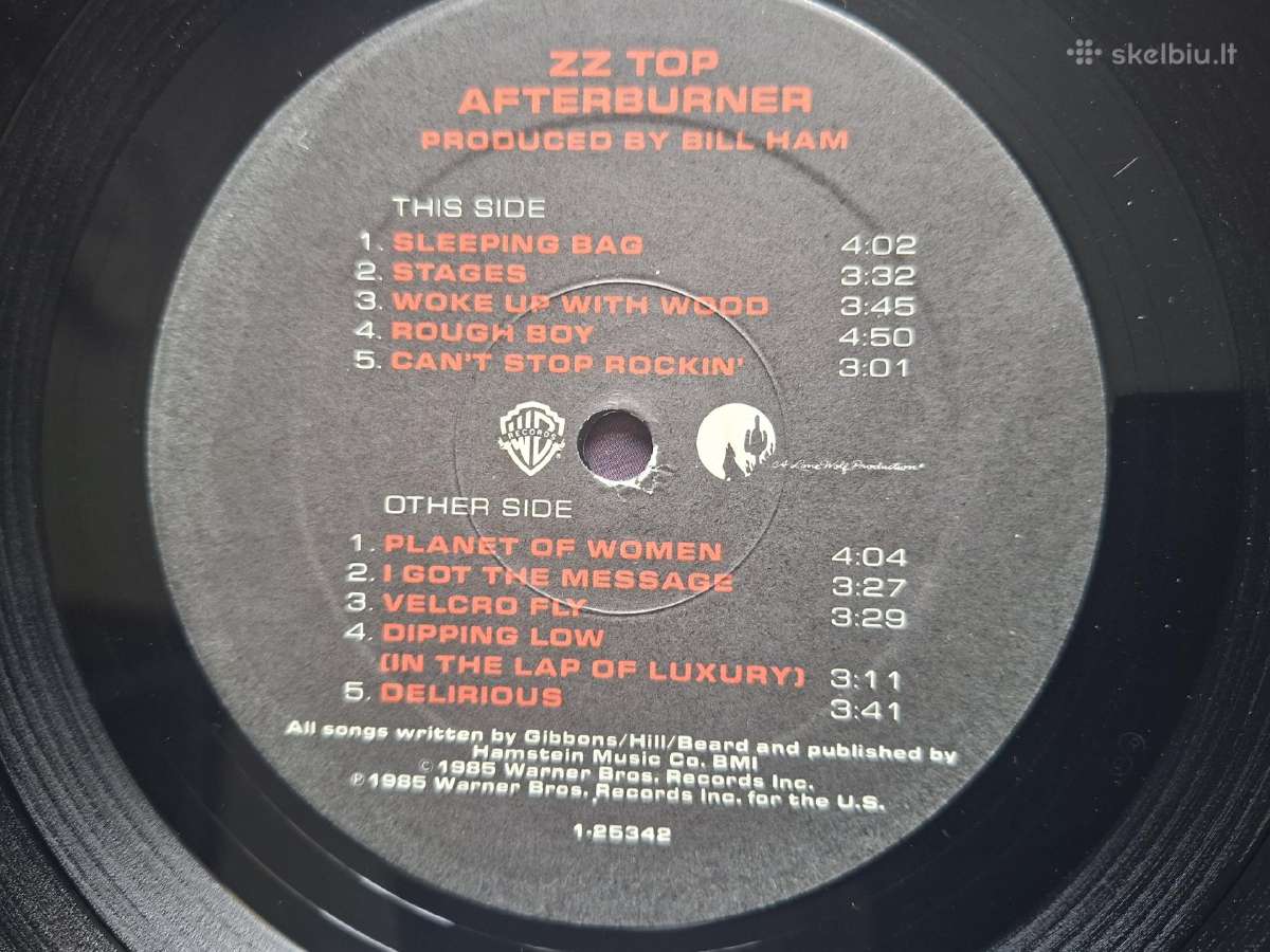 Zz Top 1985 „afterburner“ - nuotraukos Nr. 3