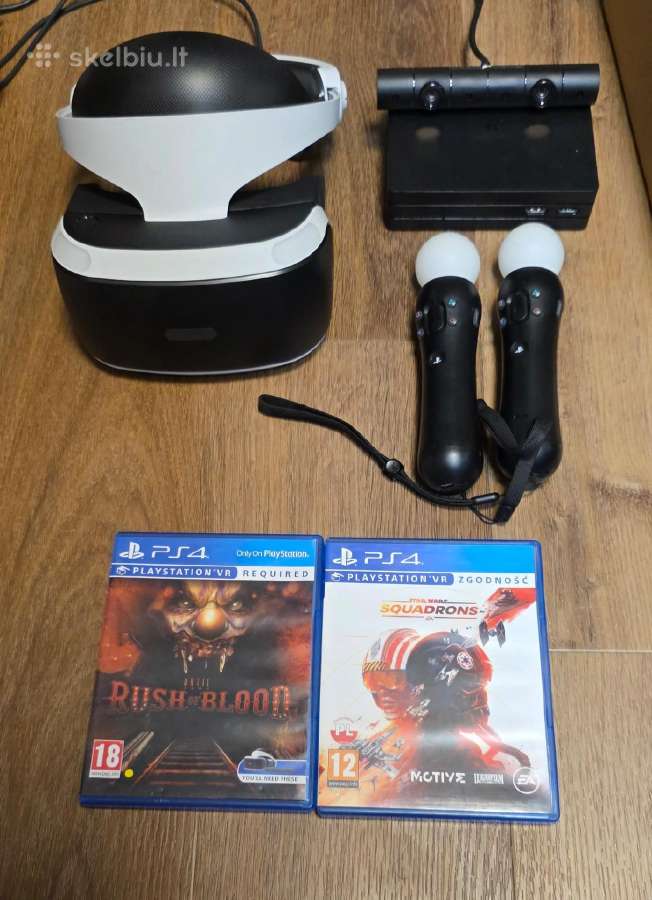 Ps4 Vr rinkinukas su žaidimais
