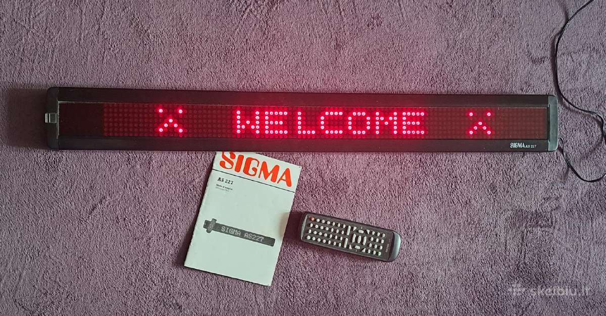 LED apšvietimo skydelis Sigma As 227