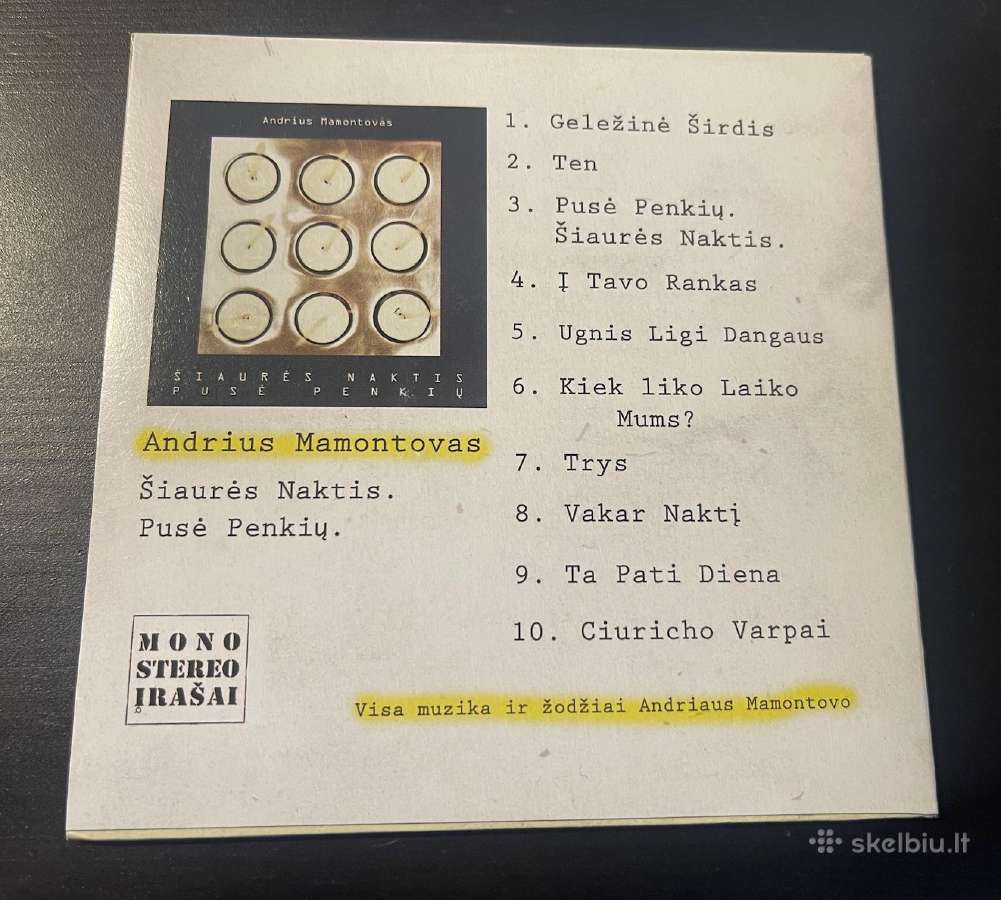 Foje ir Andrius Mamontovas CD - nuotraukos Nr. 4
