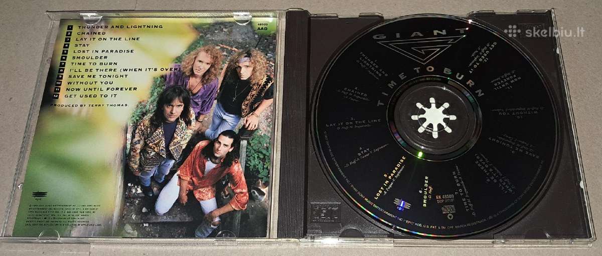 Giant – Time To Burn (Audio CD) - nuotraukos Nr. 3