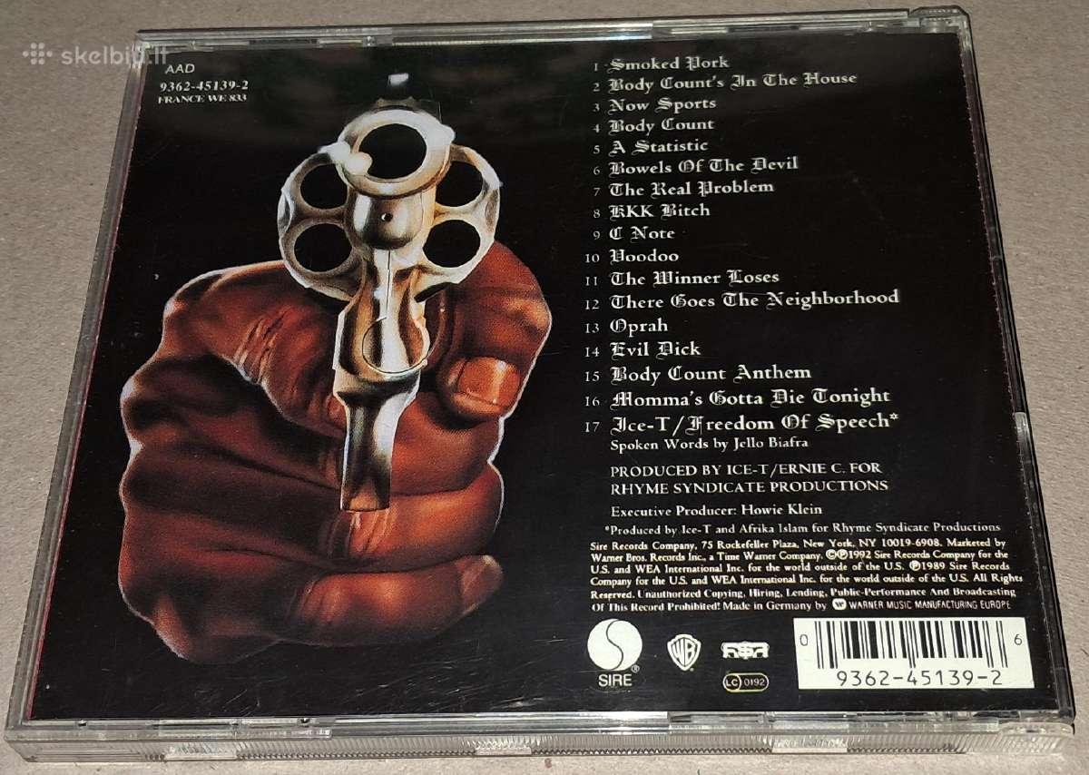 Body Count – Body Count (Audio CD) - nuotraukos Nr. 2