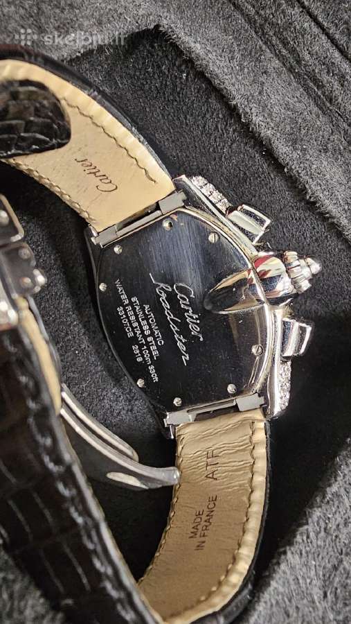 Cartier Roadster XL Chronograph 7ct deimantai - nuotraukos Nr. 9