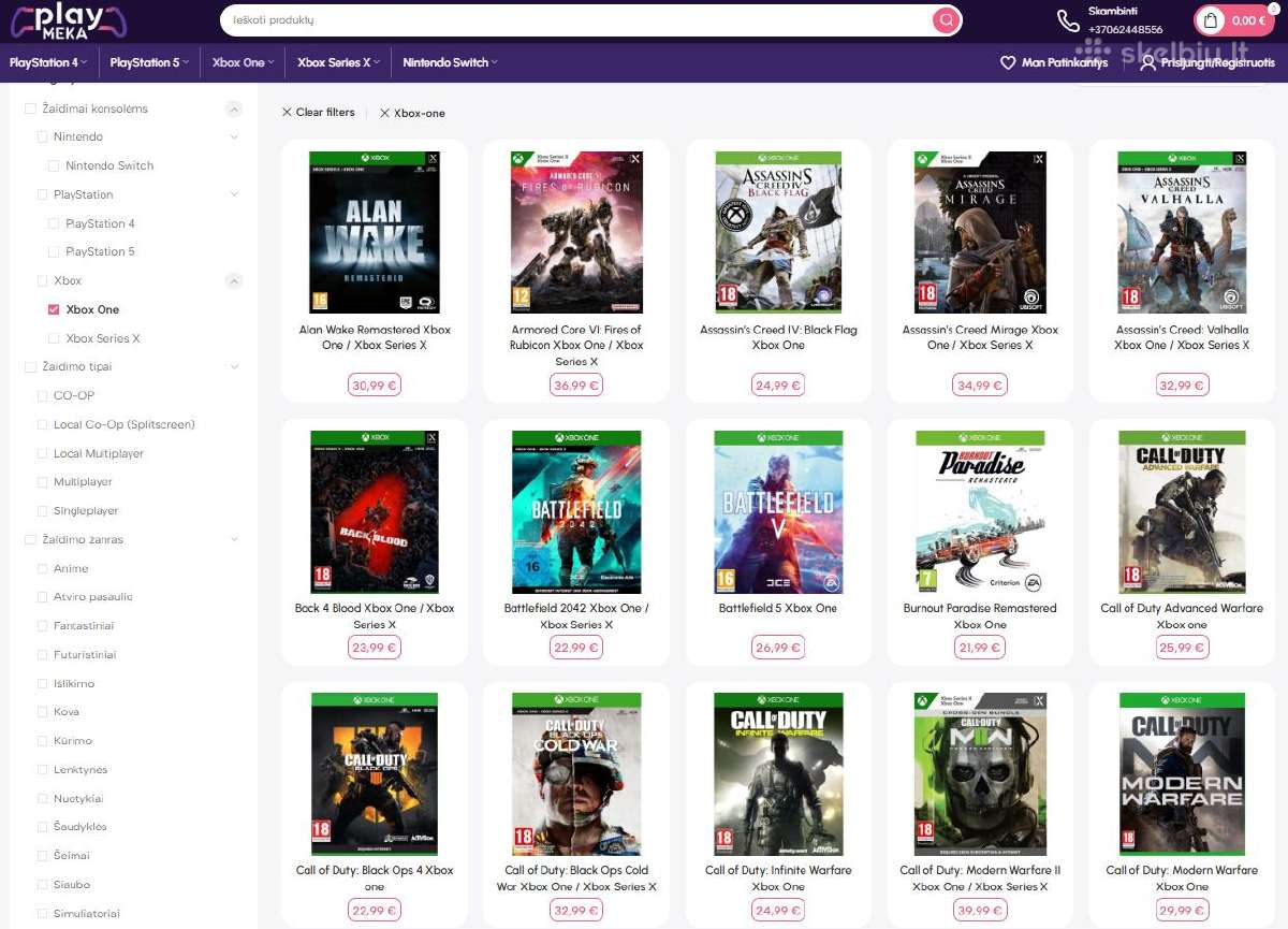 Playmeka lt ! Xbox new žaidimai Vilnius ir Lietuva - nuotraukos Nr. 2