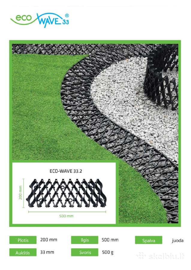 Eco-wave žolės, vejos grotelės - korys - nuotraukos Nr. 2