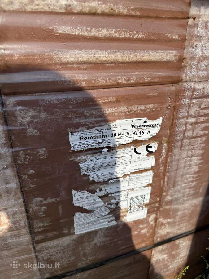 Parduodama 15.5 paletes blokelių