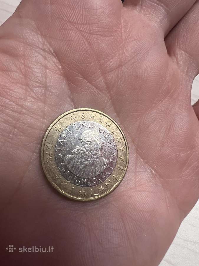 1 eur Slovėnijos moneta