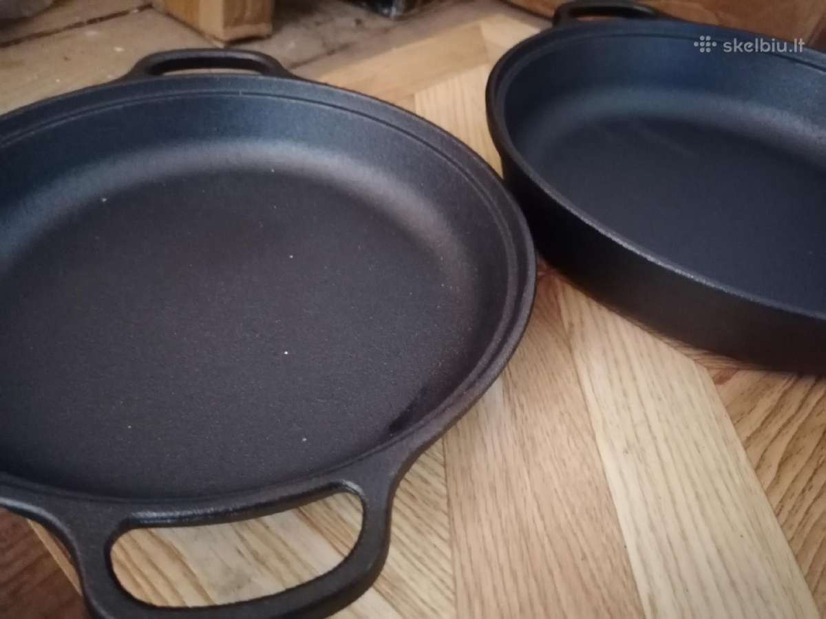 Ketaus sunkios keptuvės, puodai - nuotraukos Nr. 4