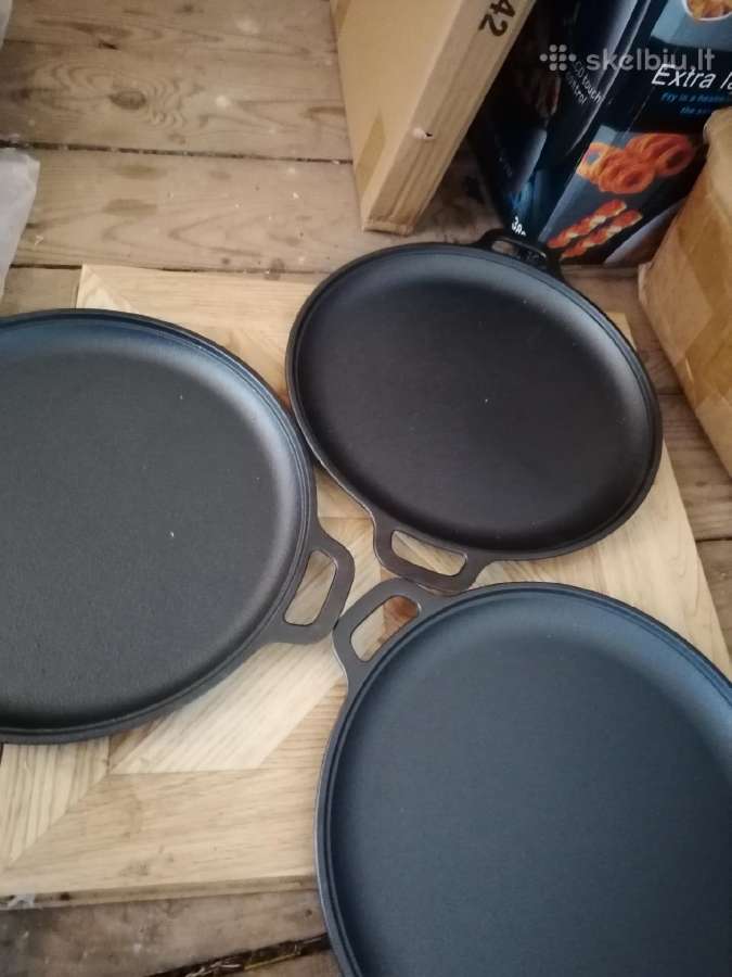 Ketaus sunkios keptuvės, puodai - nuotraukos Nr. 5