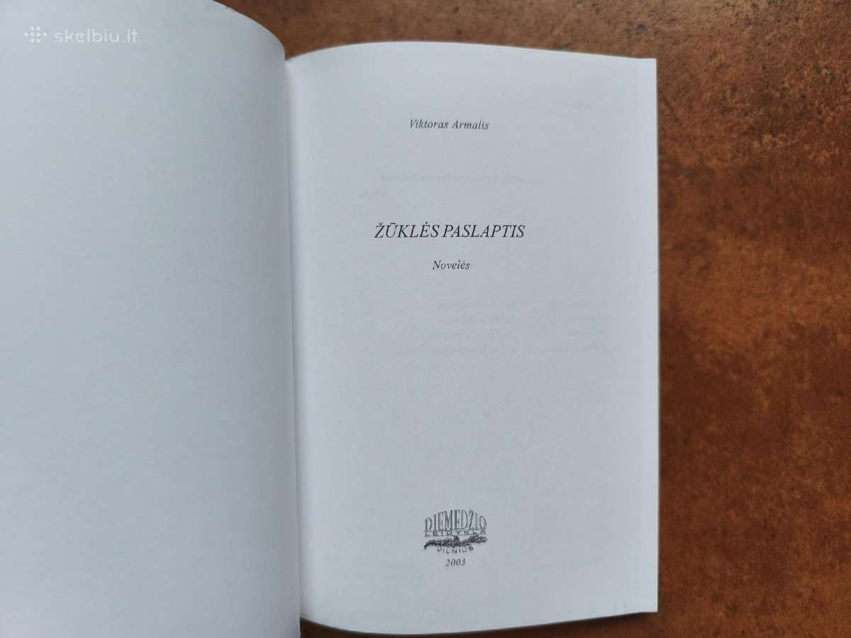 Viktoras Armalis "Žūklės paslaptis" - nuotraukos Nr. 3