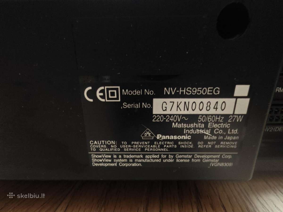 Panasonic Super Vhs Nv-hs 950 Eg - nuotraukos Nr. 11