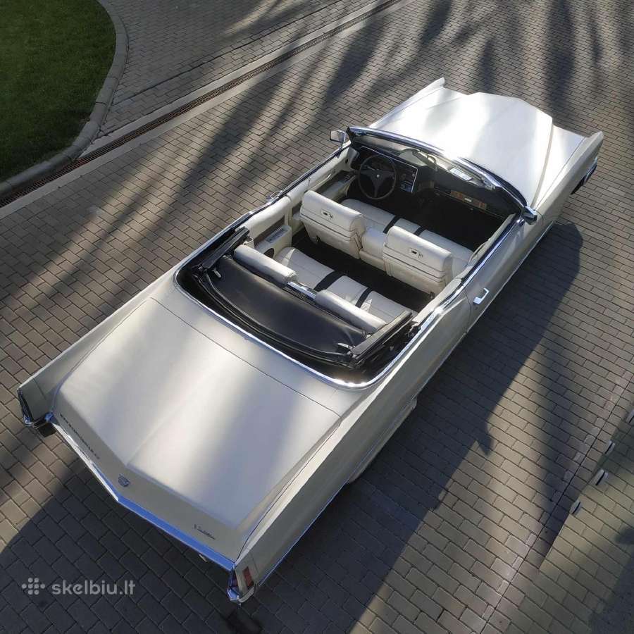Cadillac Deville cabrio 1970m nuoma su vairuotoju - nuotraukos Nr. 6