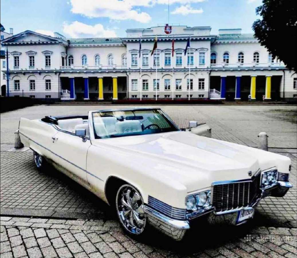 Cadillac Deville cabrio 1970m nuoma su vairuotoju - nuotraukos Nr. 5