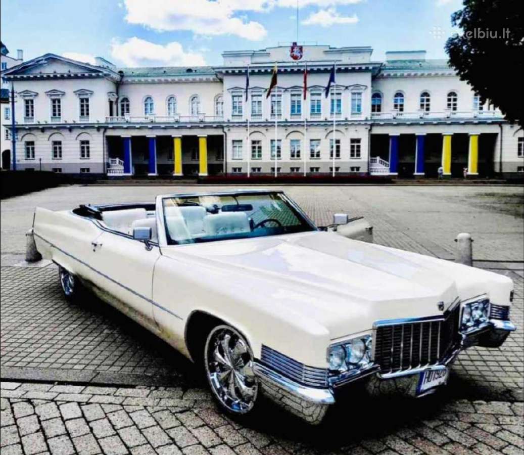 Cadillac Deville cabrio 1970m nuoma su vairuotoju - nuotraukos Nr. 8