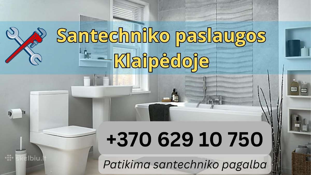 Santechnikas Klaipėdoje