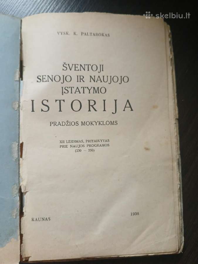Šventoji Senojo ir Naujojo Įstatymo Istorija 1936 - nuotraukos Nr. 2
