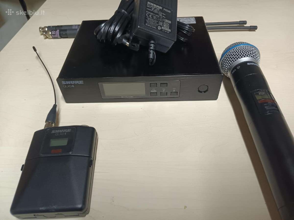 Shure qlxd24/beta58 qlxd1 v51
