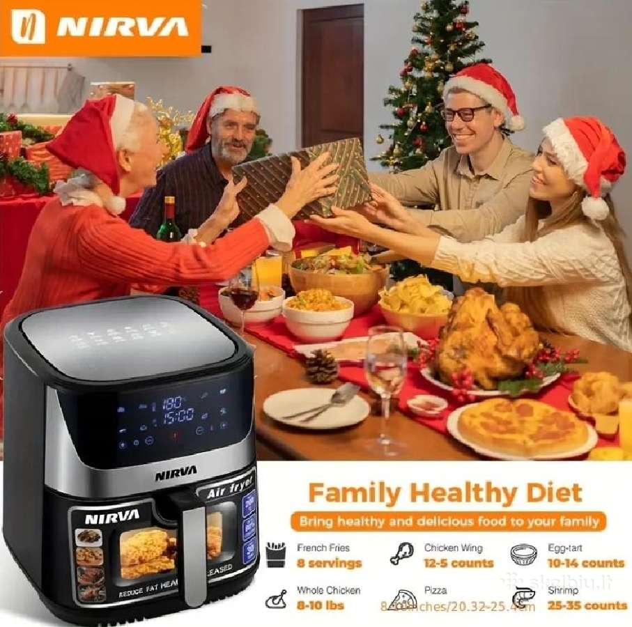 Karšto oro gruzdintuvė Nirva 10,5 litro - nuotraukos Nr. 9
