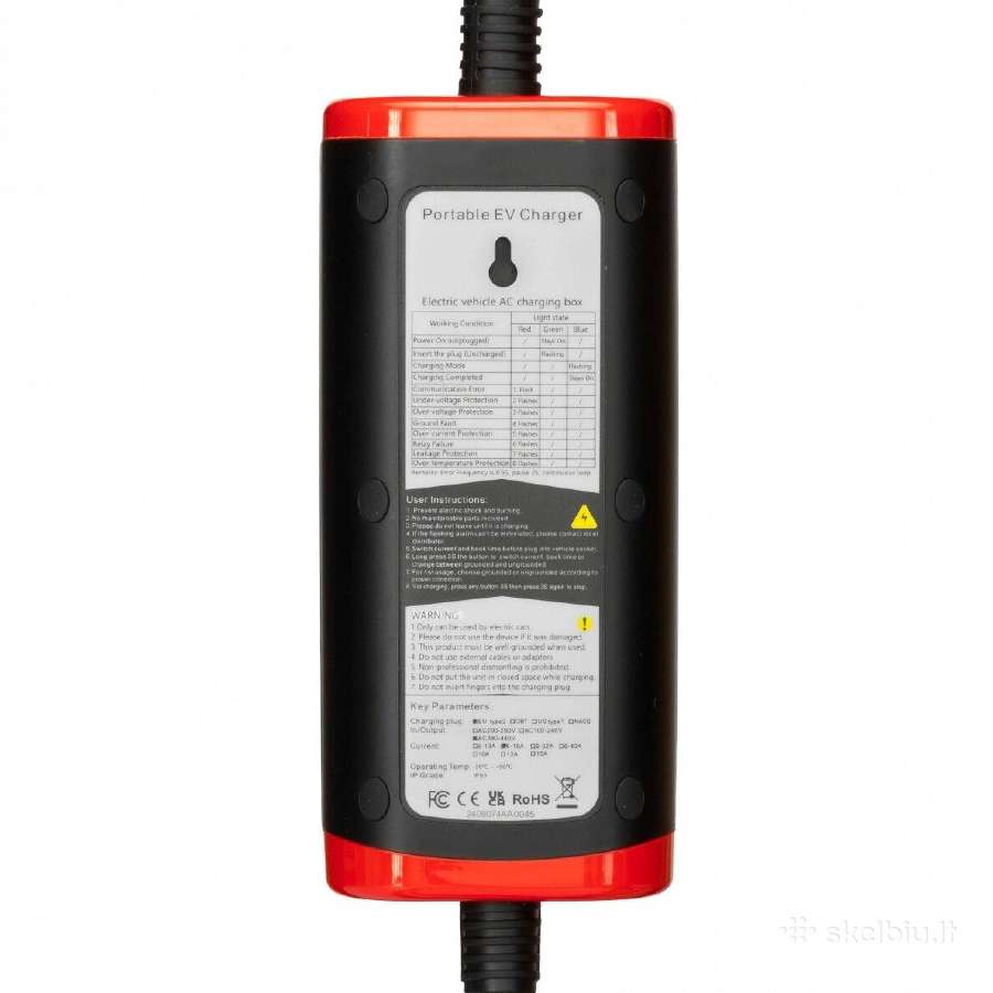 Įkrovimo laidas 480 V - type 2 ( 16a, 3 fazės 11 k - nuotraukos Nr. 7
