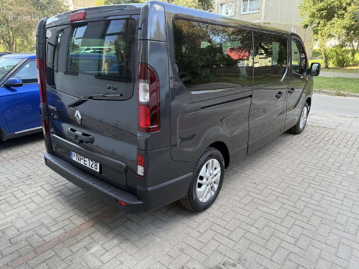 Keleivinis mikroautobusas Renault trafic automatas - nuotraukos Nr. 12