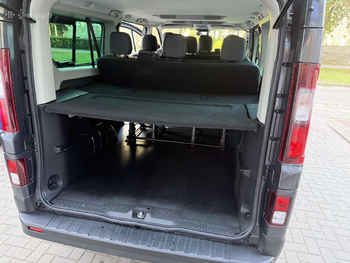 Keleivinis mikroautobusas Renault trafic automatas - nuotraukos Nr. 14