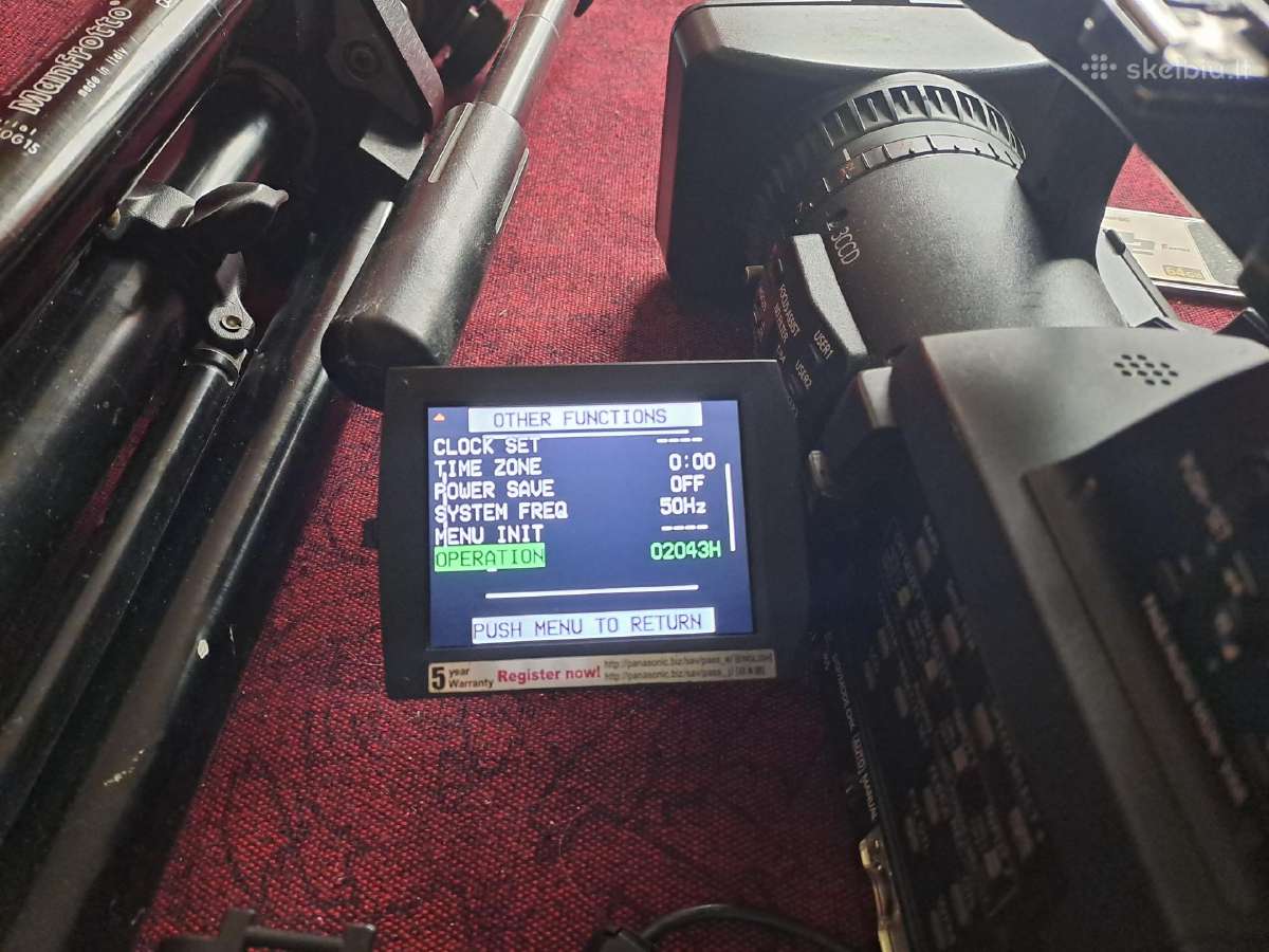 Panasonic Hpx171 su priedais - nuotraukos Nr. 3