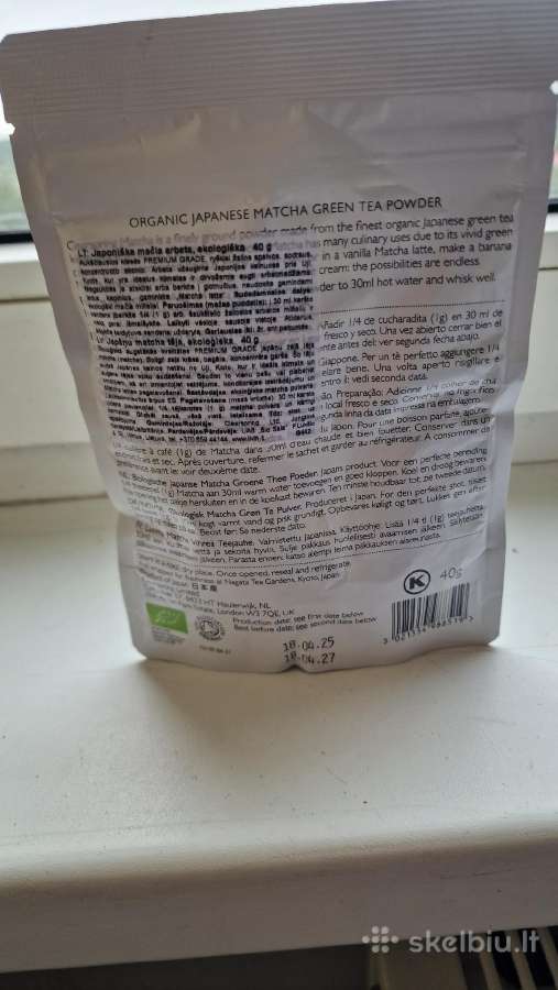 Matcha green tea powder - nuotraukos Nr. 2