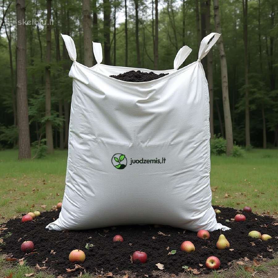 Komposto didmaišis 1 m3 (~750 kg.) - tik 63 eur