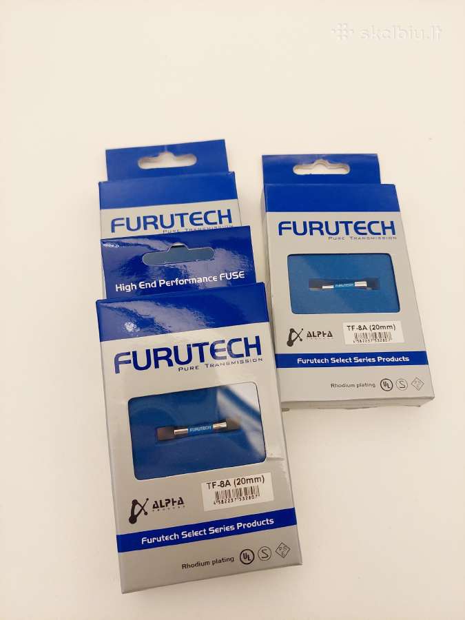 Furutech ir Tellurium Q jungtys ir laidai