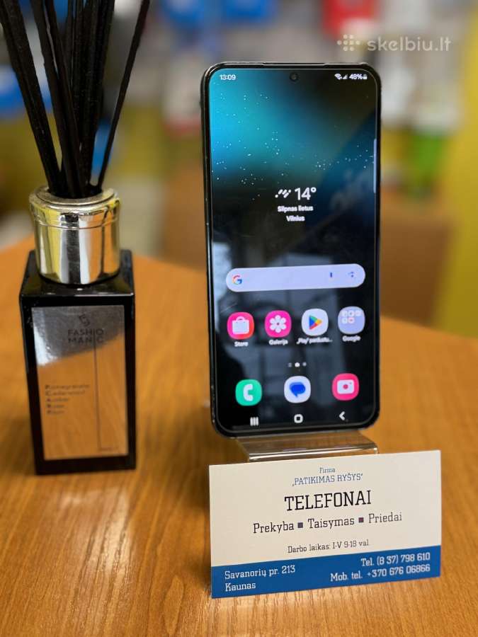 Samsung S22 Black 128gb Su Garantija