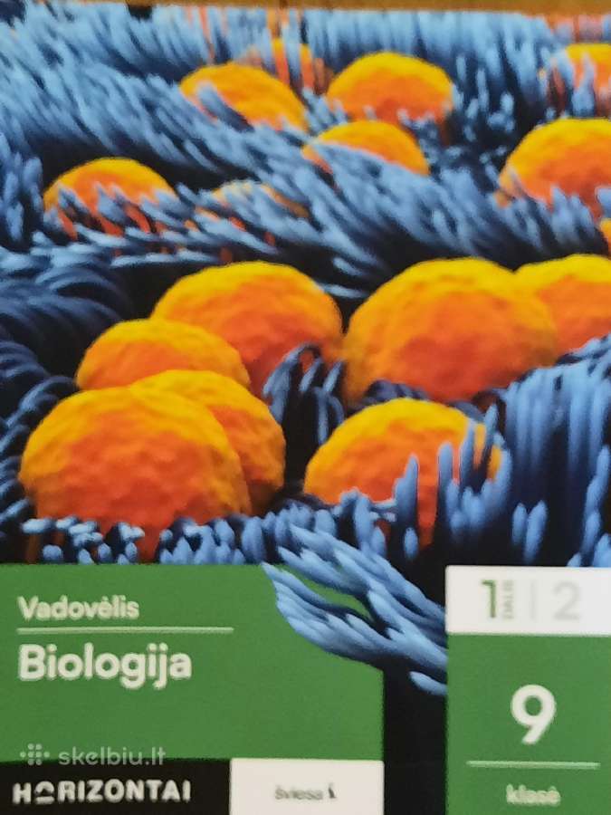 Vadovėlis Biologija 9 klasė 1 dalis Horizontai