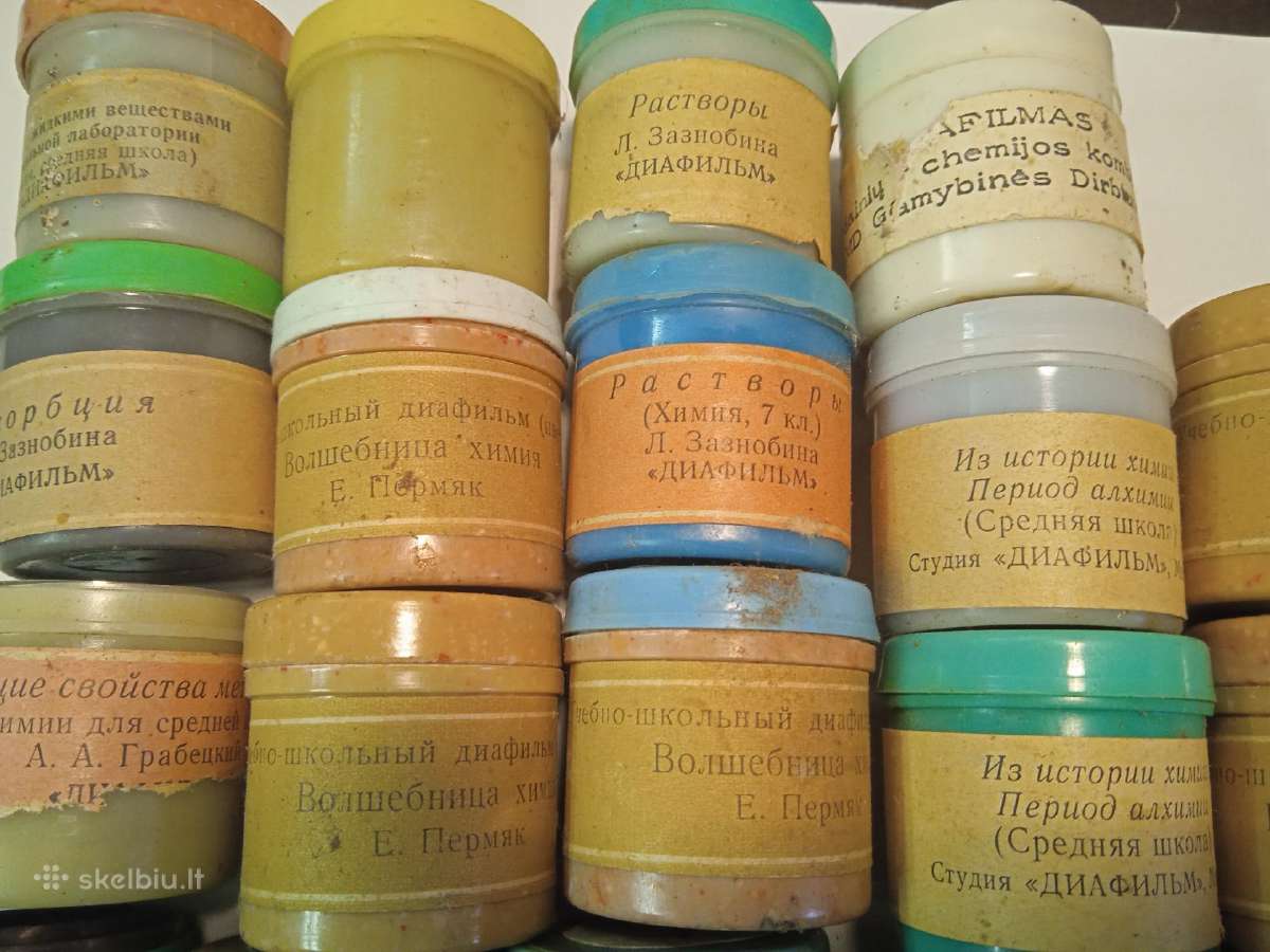 Diafilmai chemijos tema - nuotraukos Nr. 2