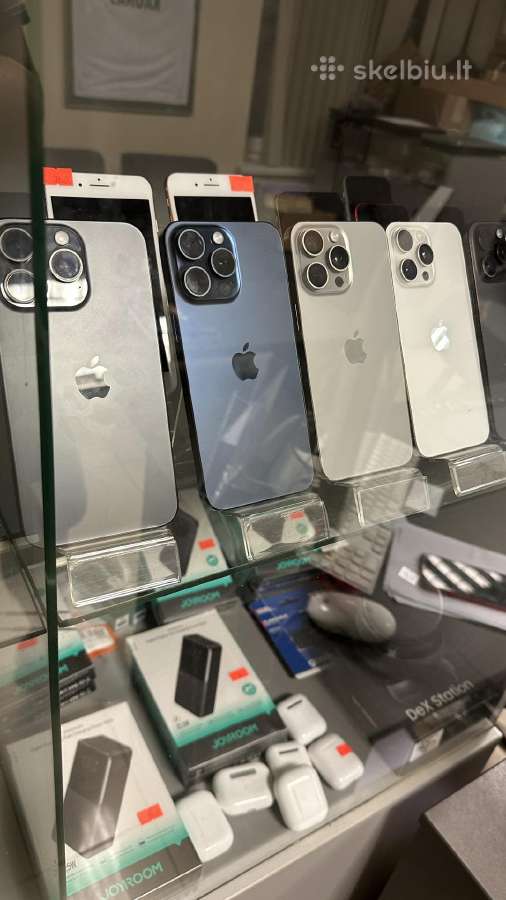 Naudoti iPhone 15 Pro Max su garantija