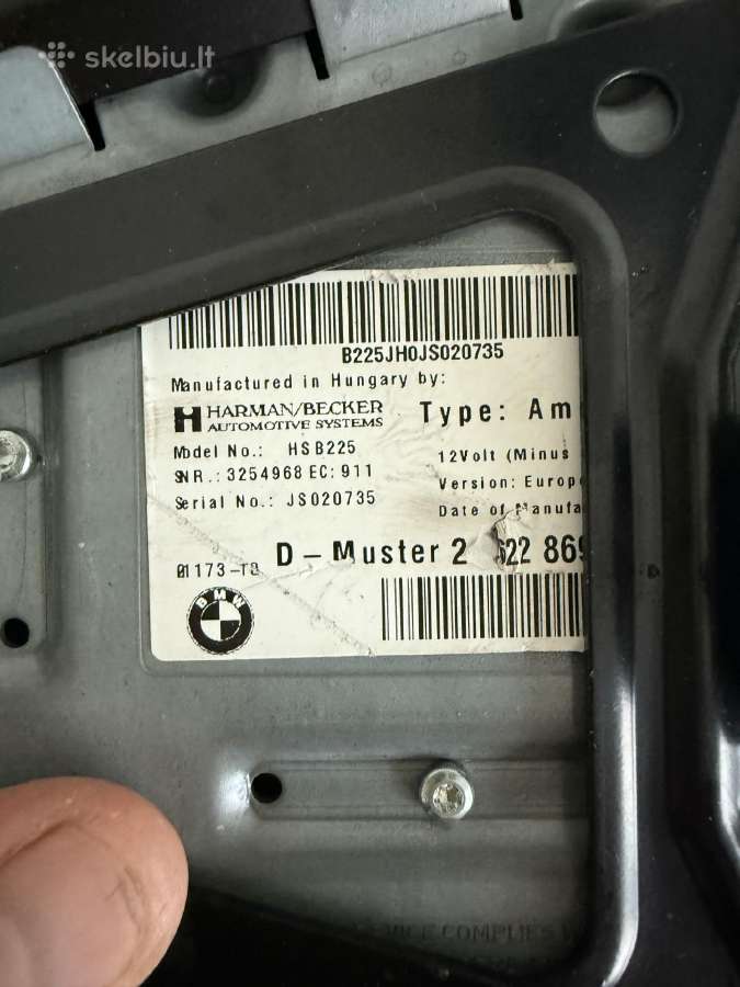 Harman Kardon stiprintuvas Bmw F22 F23 3254968 - nuotraukos Nr. 3