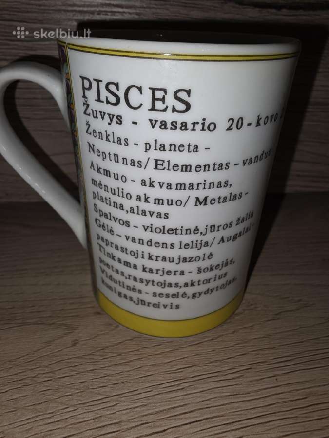 Puodeliai su zodiako ženklu - nuotraukos Nr. 2