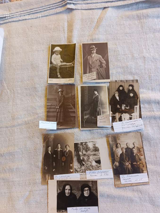 Kauno /1928-1941/ fotografų, atelje nuotraukos