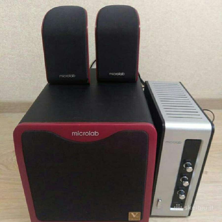 Senos microlab fc360 pc koloneles veikia.