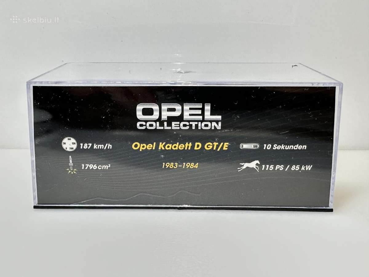 Opel Kadett D Gt/e 1:43 Eaglemoss - nuotraukos Nr. 7