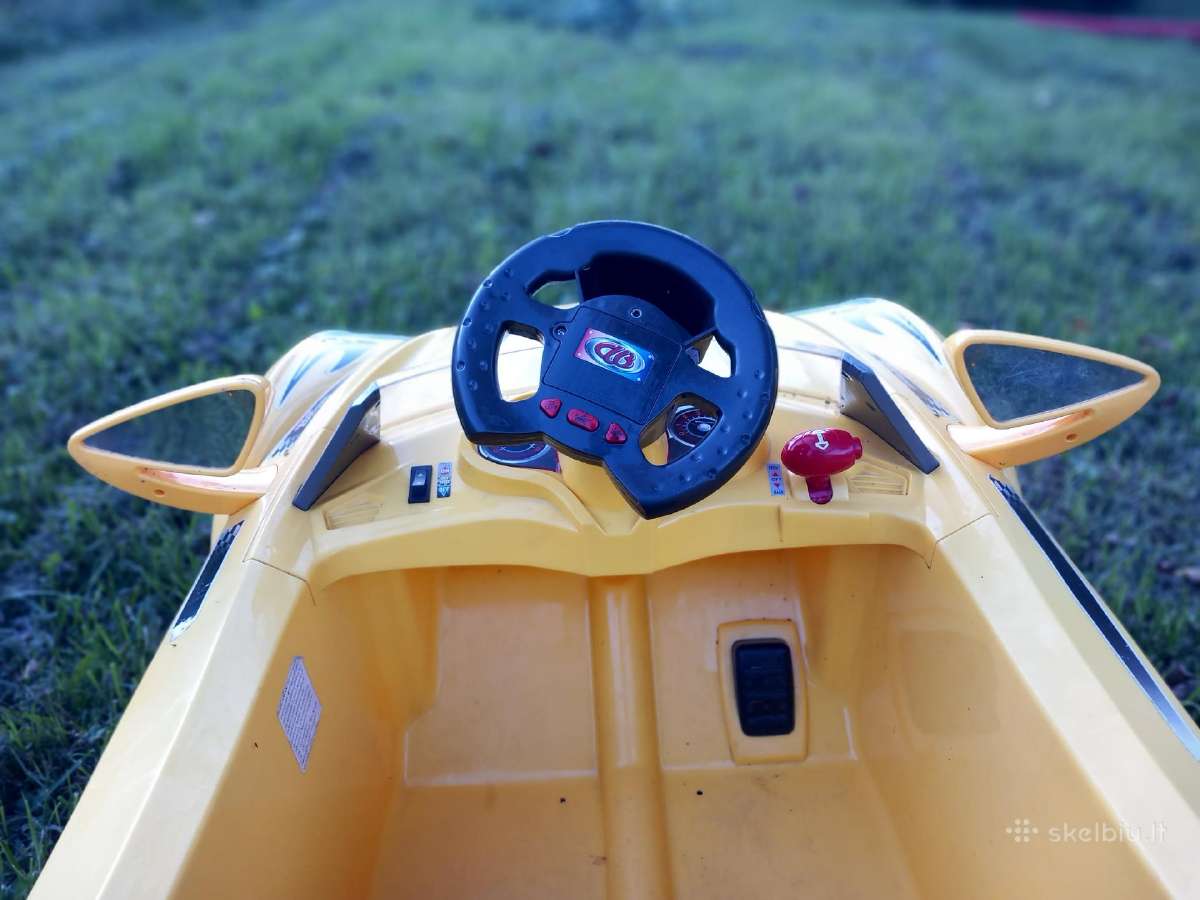 Vaikiškas elektrinis automobilis su valdymo pultu - nuotraukos Nr. 7