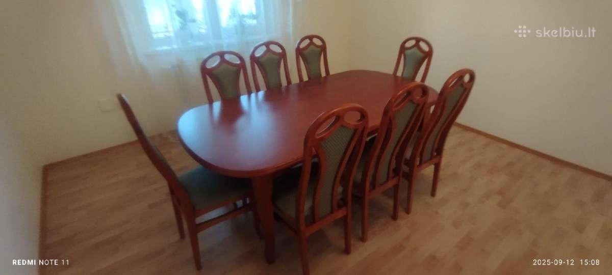 Valgomojo baldų komplektas