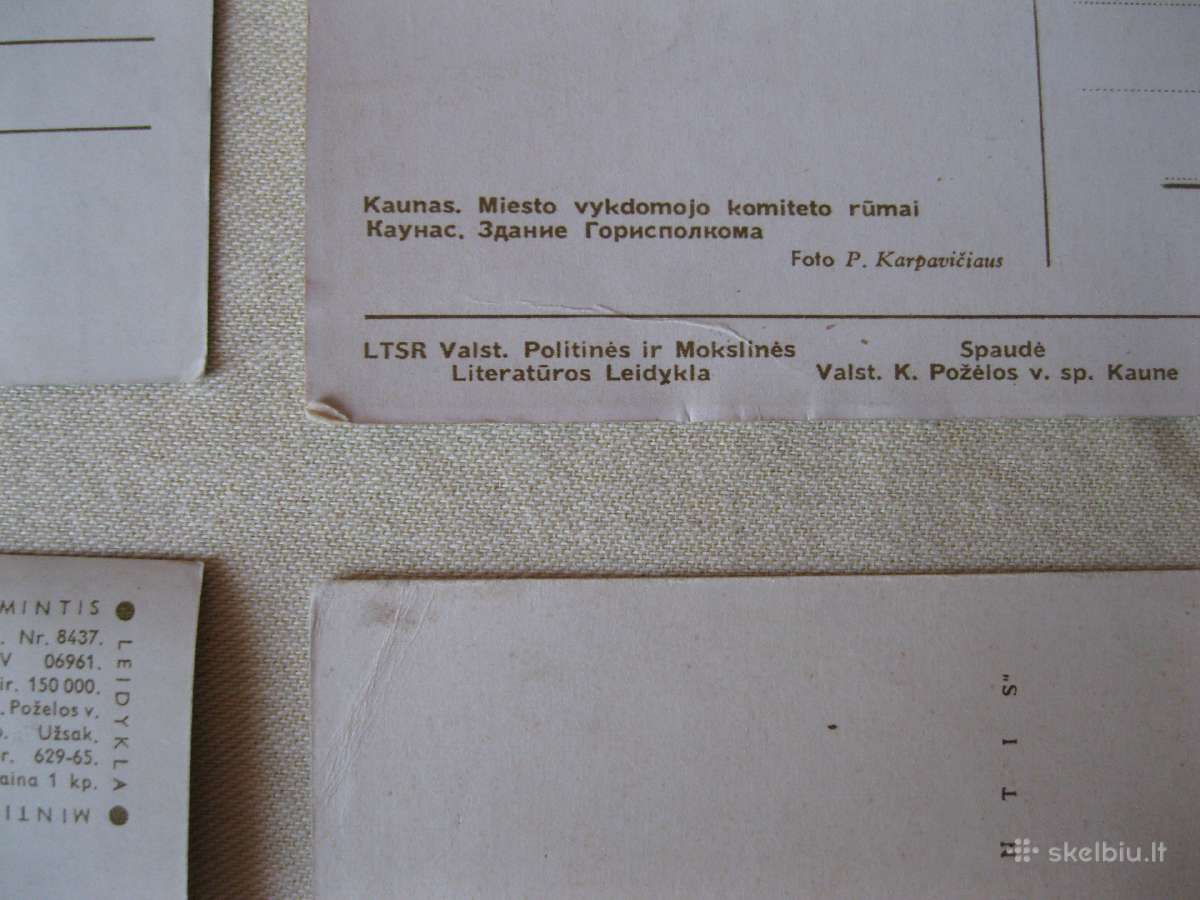 Atvirutes - Atvirukai 20-amziaus Nauji Is Kolekcij - nuotraukos Nr. 3