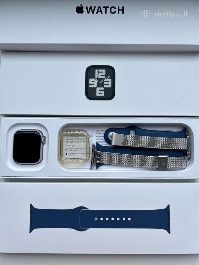 Parduodu Apple Watch Se (Gen 2) 40mm Silver - nuotraukos Nr. 6