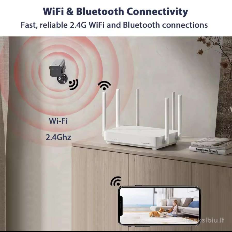 Uhd 2k Telefoto x6 Zoom WiFi kamera - nuotraukos Nr. 4