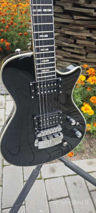E gitara Hagstrom Ultra Swede Black Gloss - nuotraukos Nr. 2