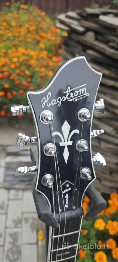 E gitara Hagstrom Ultra Swede Black Gloss - nuotraukos Nr. 3