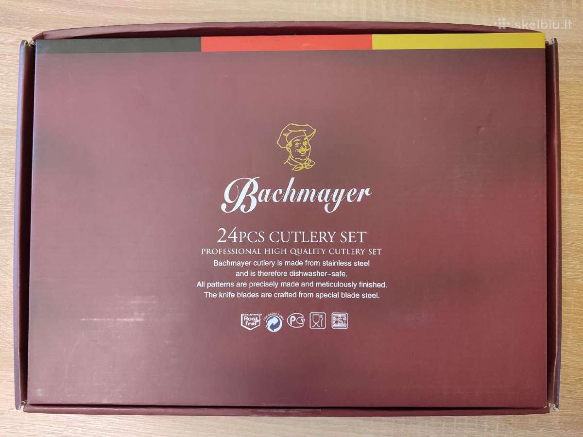 Bachmayer stalo įrankių komplektas 24 vnt. - nuotraukos Nr. 3