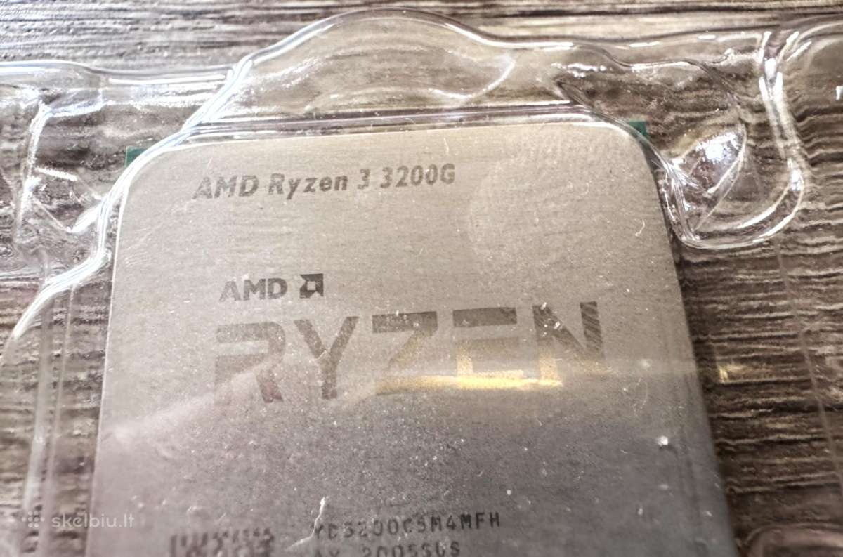 Procesorius Amd Ryzen 3 3200g su aušintuvu
