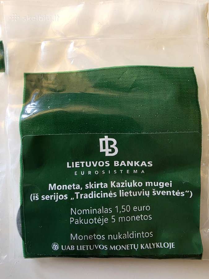 Pusantokai (1.5eur) Lb monetos - nuotraukos Nr. 2