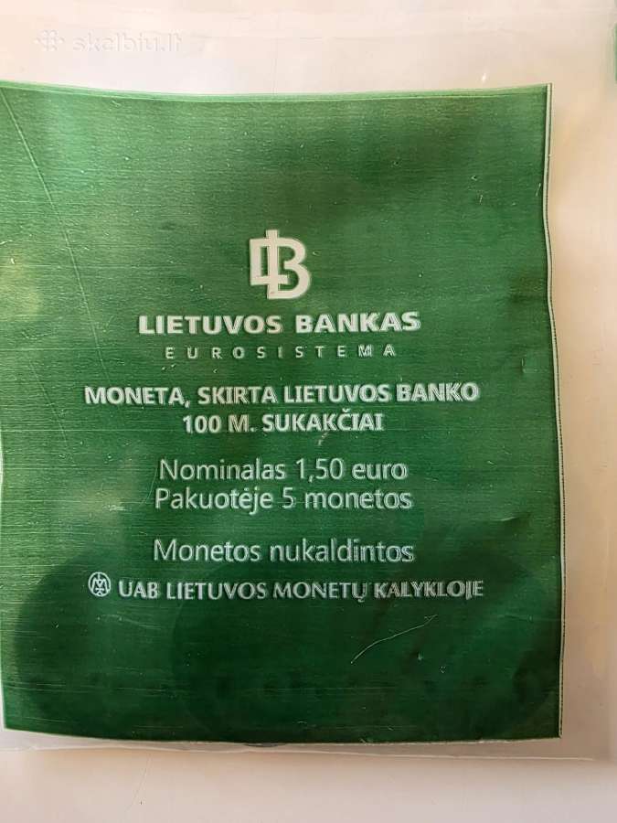 Pusantokai (1.5eur) Lb monetos - nuotraukos Nr. 4
